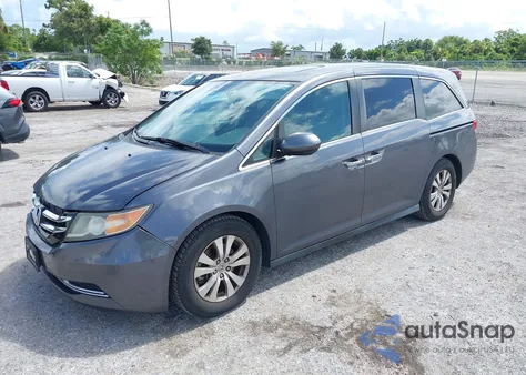 2015 Honda Odyssey Ex-L from USA, damaged, VIN 5FNRL5H60FB046118